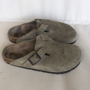 Authentic Birkenstock suede leather sandals sz 5